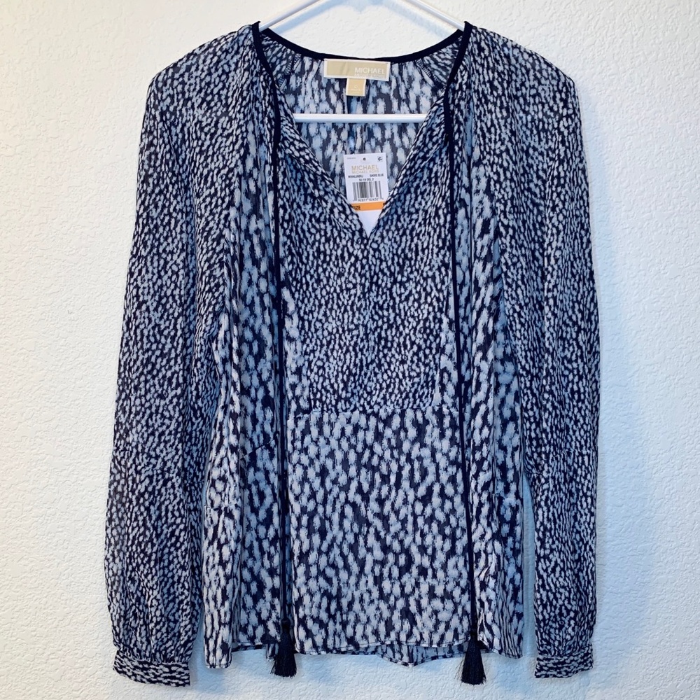 MICHAEL Michael Kors size S Printed Blouse